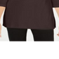 Karen Scott Women's Cotton Boat Neck 3/4 Sleeve Knit Top Brown Size Large