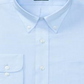 Ralph Lauren Men's Classic Regular Fit Non Iron Stretch Pinpoint Dress Shirt Blue Size Large