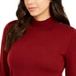 Charter Club Women's Merino Wool Turtleneck  Wine Size X-Large