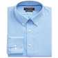 Ralph Lauren Men's Slim Fit No Iron Checked Blue Dress Shirt Blue Size 15X32-33
