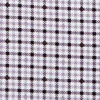 SOCIETY of THREADS Men's Check Collared Slim Fit Dress Shirt Black Size XL17.5x34-35