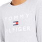 Tommy Hilfiger Women's Sport Logo Long Sleeve Shirt Silver Size Medium