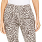 Style & Co Women's Curvy Printed Skinny Jeans Rustcopper Size 18