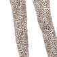 Style & Co Women's Curvy Printed Skinny Jeans Rustcopper Size 18