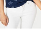 Style & Co Women's Printed V Neck T-Shirt Blue Size Petite XL