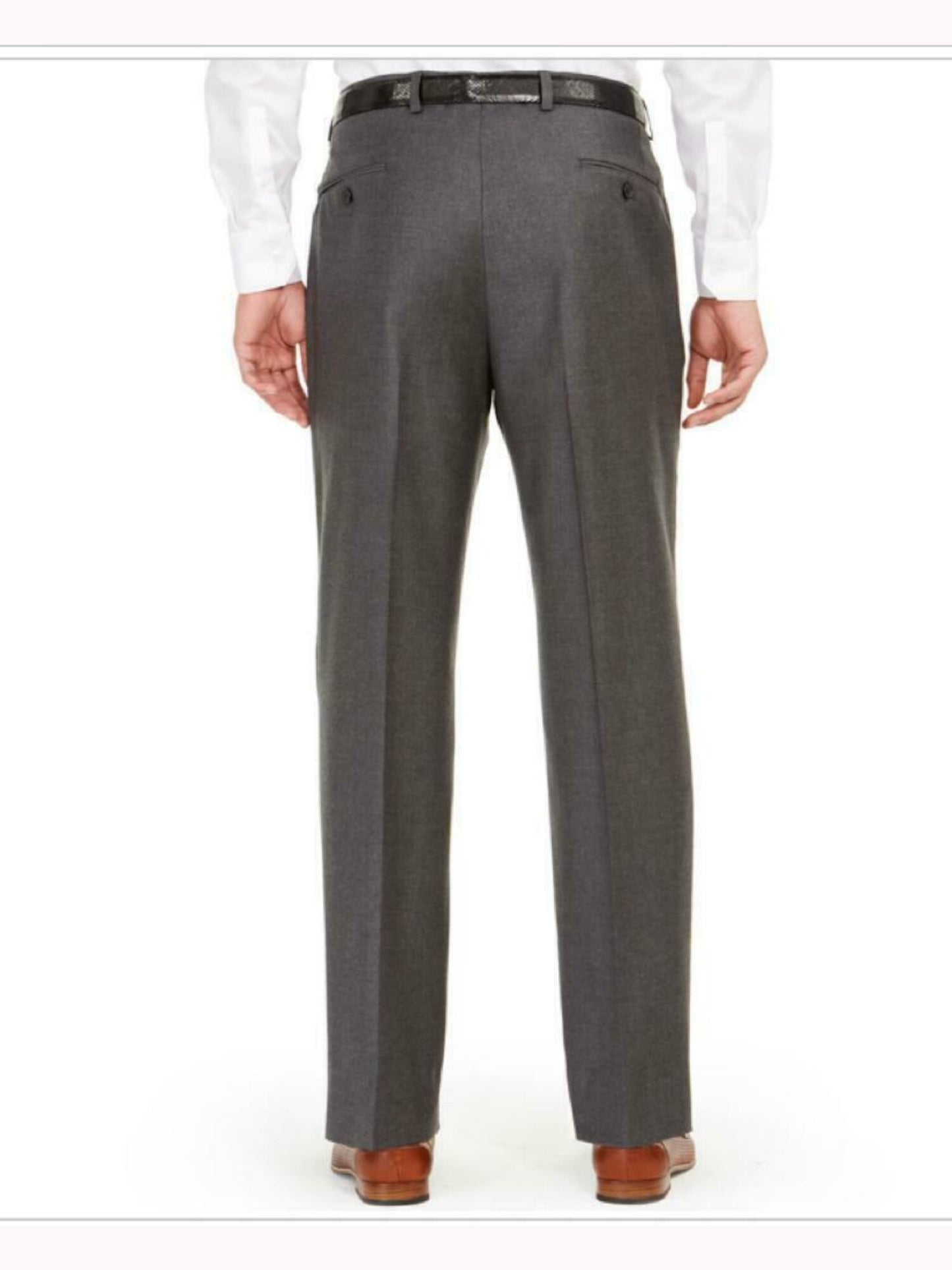 Ralph Lauren Men's Norton Wool Blend Suit Separate Dress Pants Gray Size 38X32