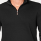 Club Room Men's Quarter Zip French Rib Pullover Sweater Black Size XL