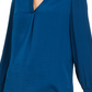 Alfani Women's V-Neck Top Dark Blue Size XX-Large