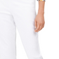 JM Collection Women's Embellished-Hem Capri Pants  White Size X-Small