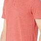 Lucky Brand Men's Linen Henley Tee T Shirt Red Size Size Large
