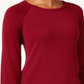 Karen Scott Women's Cotton Sweater Red Size Petite Small