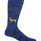 Hot Sox Men's Labrador Novelty Crew Socks Blue Size 10-13