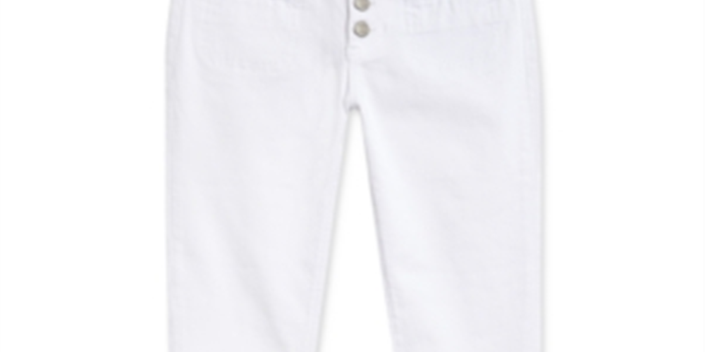 Tommy Hilfiger Big Girl's Button Fly Jeans White Size 10