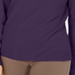 Karen Scott Women's Zip Back Mock Neck Sweater Purple Size X-Small
