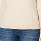 Karen Scott Women's Mock Neck Sweater Brown Size Petite Medium