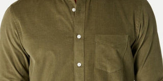 Club Room Men's Collared Classic Fit Dress Shirt Green Size Small