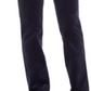 Charter Club Women's Lexington Straight Leg Corduroy Pants Blue Size 4 Petite