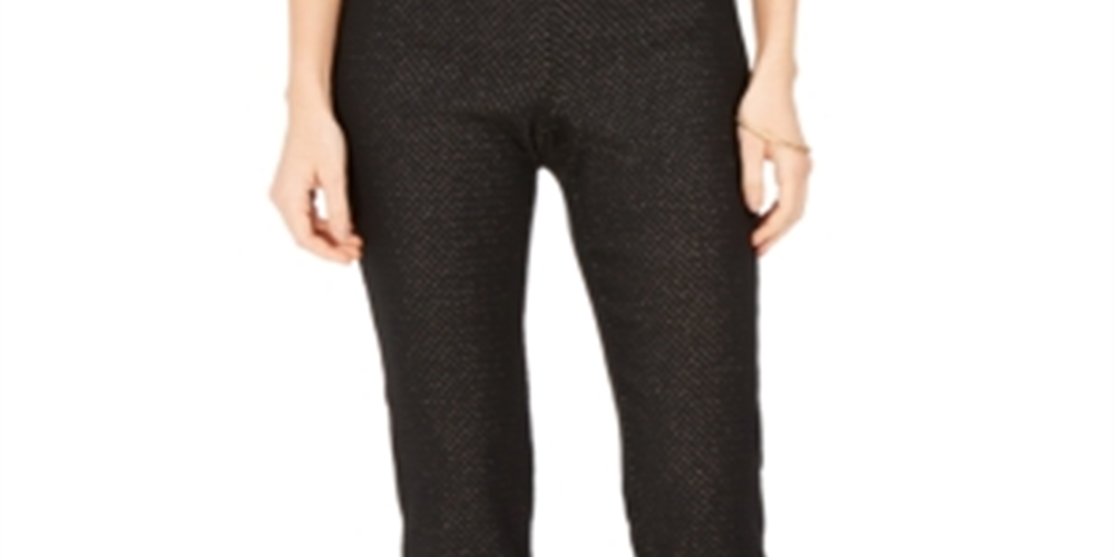 Charter Club Women's Pull on Ponte Knit Pants Black Size 2 Petite