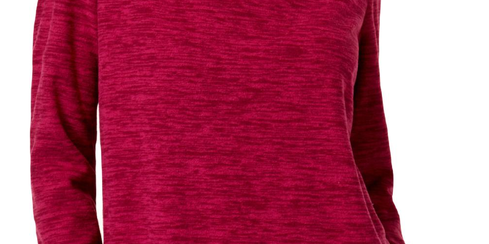 Karen Scott Women's Sport Fitness Activewear Sweatshirt Purple Size Petite Small