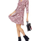 Tommy Hilfiger Women's 3/4 Sleeve Above the Knee Dress White Multi Size X-Small