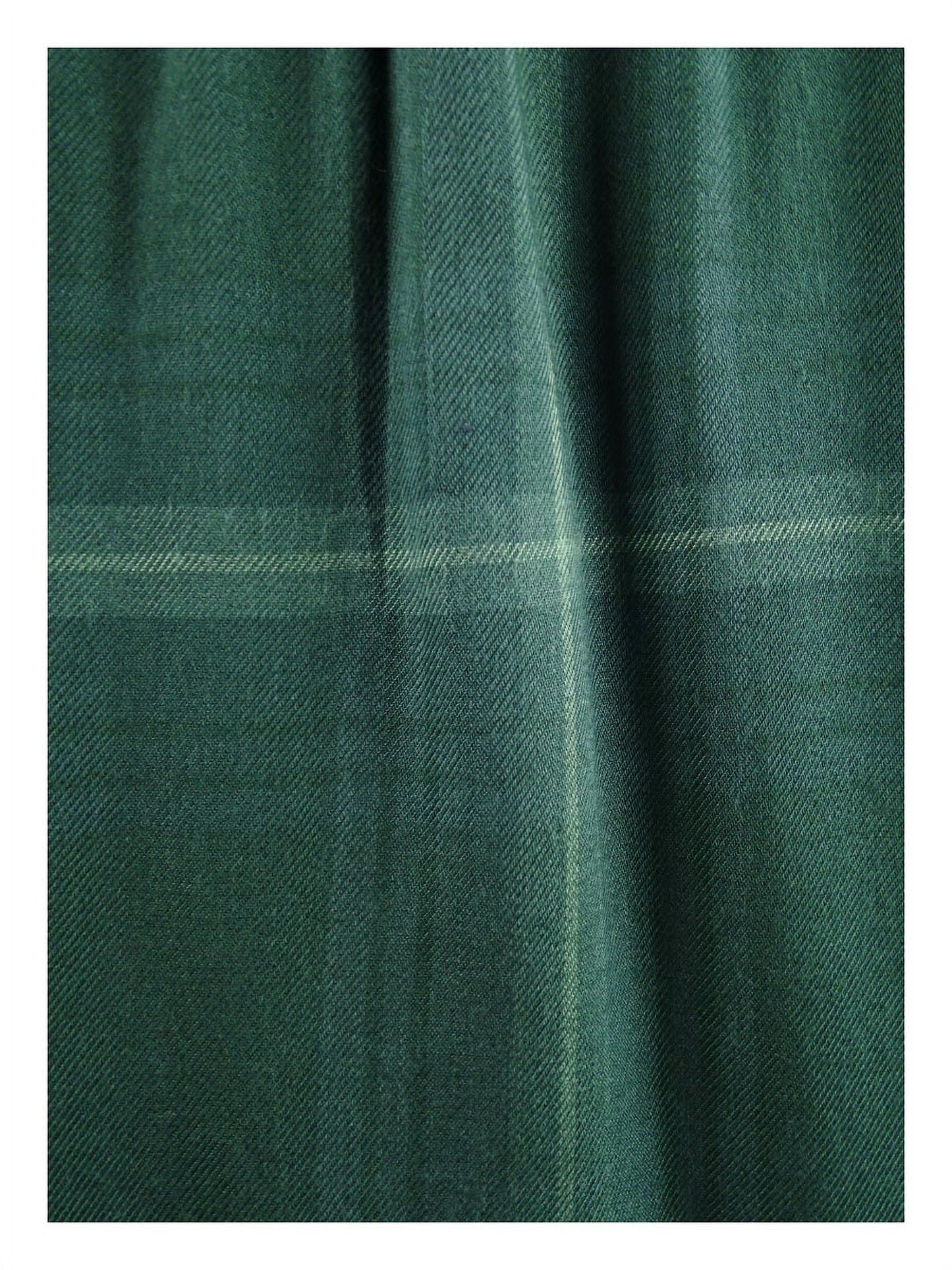 Style & Co Women's Plaid Pleated Top Green Size -Petite S