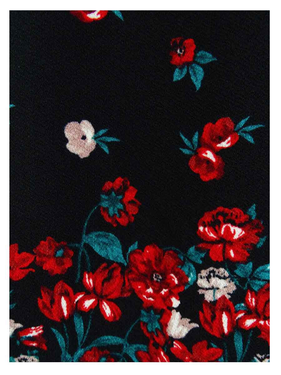 Charter Club Women's Ruffle Cuff Top Black Size Petite X-Large