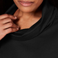 Karen Scott Women's Funnel Neck Top Black Size Petite XL