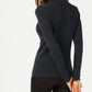 Karen Scott Women's Ribbed Long Sleeve Turtle Neck Sweater Black Size Petite X-Large