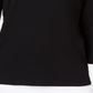 Karen Scott Women's Rhinestone Embellished Cotton Top Black Size Petite L