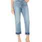 INC International Concepts Women's Curvy Double Hem Ankle Jeans Blue Size 2