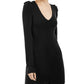INC International Concepts Women's Puff Sleeve Sweater Tunic Black Size X-Small