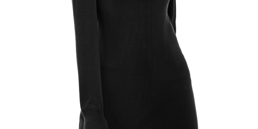 INC International Concepts Women's Puff Sleeve Sweater Tunic Black Size X-Small