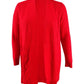 Charter Club Women's Patchwork Cardigan Red Size Petite Large