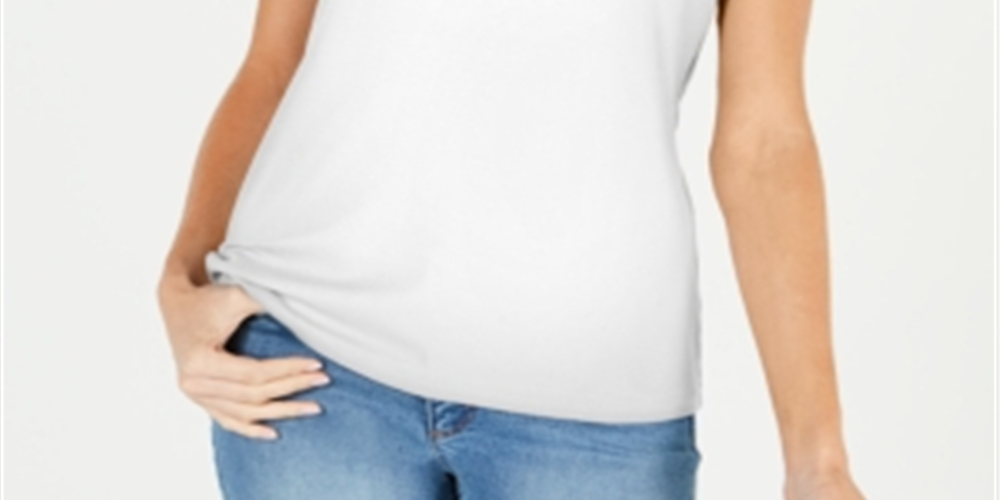 Karen Scott Women's Cotton Boat Neck Top White Size Petite S/M