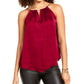 Thalia Sodi Women's Chain Neck Halter Top Red Size X-Large