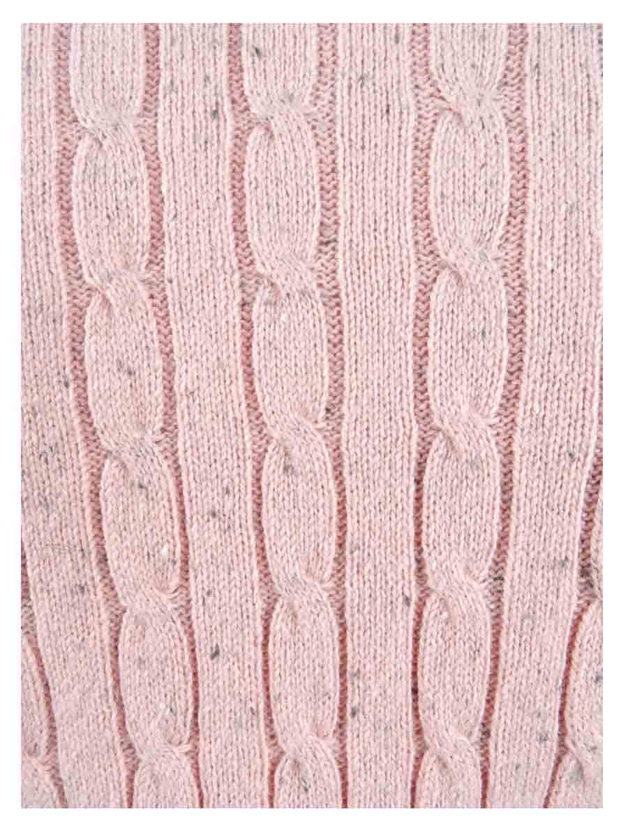 Karen Scott Women's Cable Knit Scoop Neck Sweater Pink Size Petite X-Large