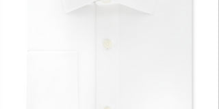 DKNY Men's Slim Fit Performance Stretch Wrinkle Resistant French Cuff Dress Shirt White Size XL