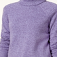 Karen Scott Women's Cotton Turtleneck Sweater Purple Size Petite L