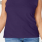 Karen Scott Women's Mock Neck Sleeveless Top Purple Size Small