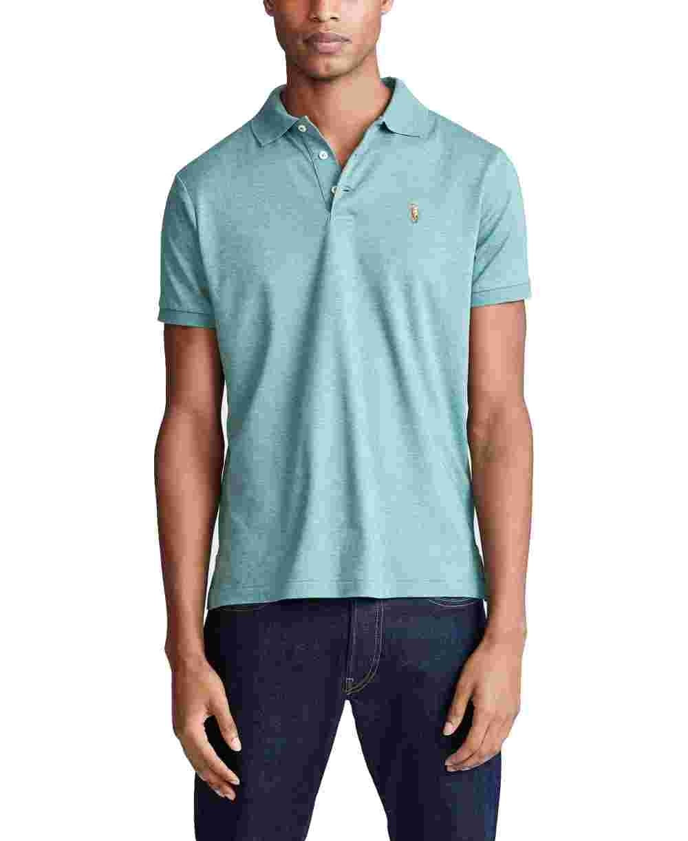 Ralph Lauren Men's Custom Slim Fit Polo Shirt Green Size XX-Large