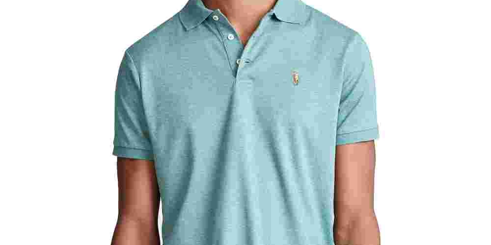 Ralph Lauren Men's Custom Slim Fit Polo Shirt Green Size XX-Large
