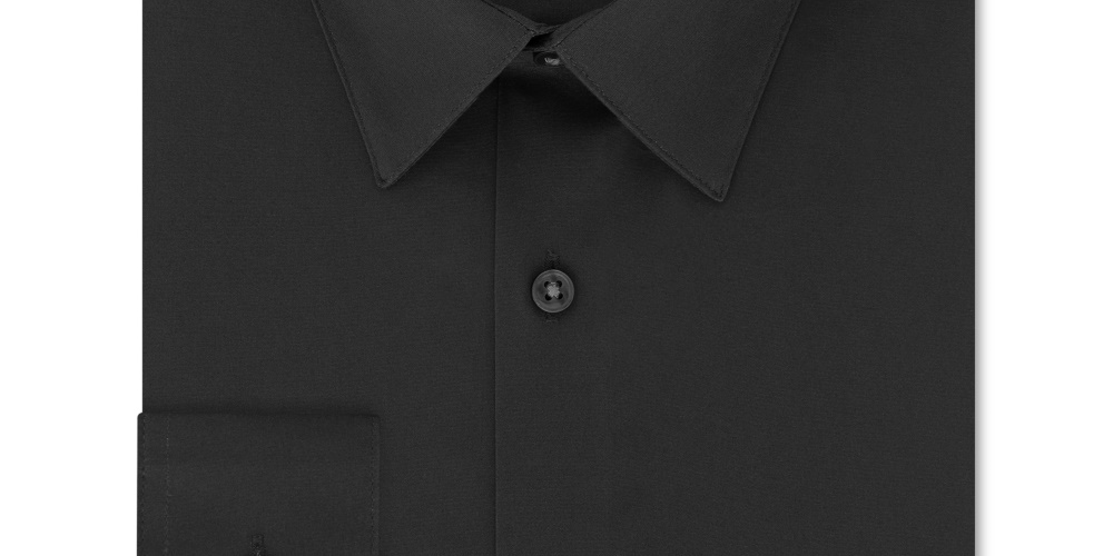 Calvin Klein Men's Slim Fit Stretch Flex Collar Dress Shirt Gray Size 16X32X33