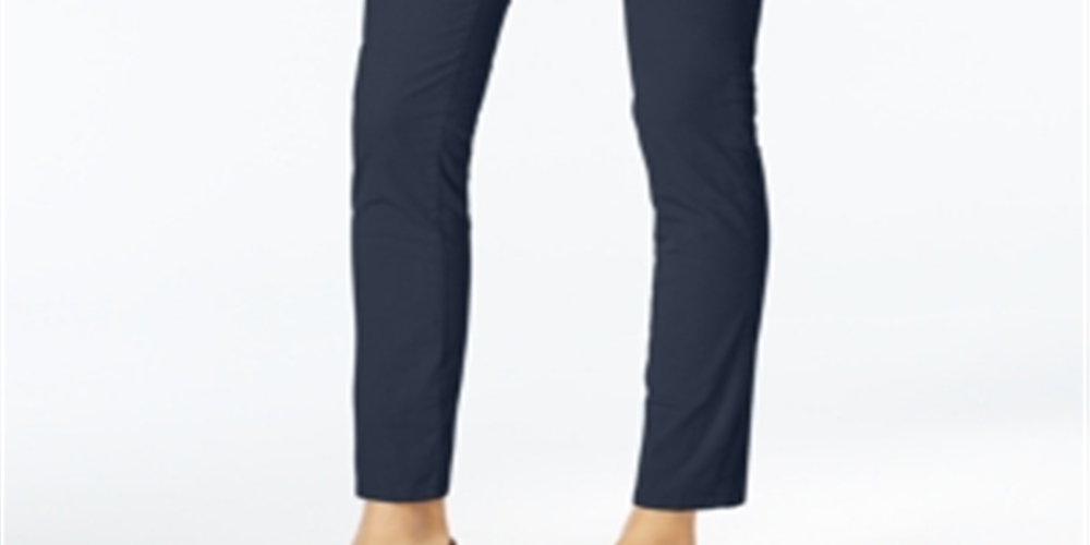 Karen Scott Women's Corduroy Pull on Pants Blue Size Petite L