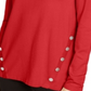Alfani Women's Hardware SeaPullover Sweater Red Ash Size Petite XL