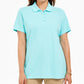 Karen Scott Women's Cotton Polo Shirt Blue Size X-Small