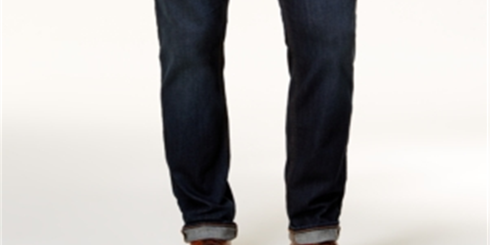 Michael Kors Men's Parker Denim Slim Fit Slim Leg Jeans Blue Size 36