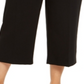 Alfani Women's Plus Belted Hardware Detail Culotte Pants Black Size 14W