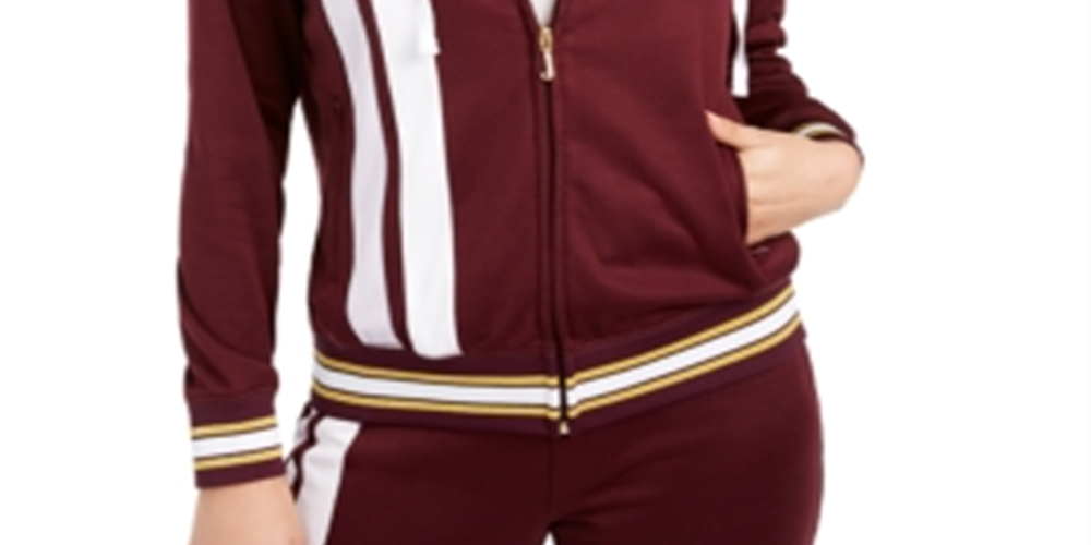 Juicy Couture Women's on Tour Logo Track Jacket Purple Size Small