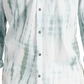 INC International Concepts Men's Tie Dye Long Sleeve Button Down Shirt Green Size Small