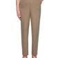 Alfred Dunner Women's Boardroom Straight Leg Pants Brown Size 24X4.5